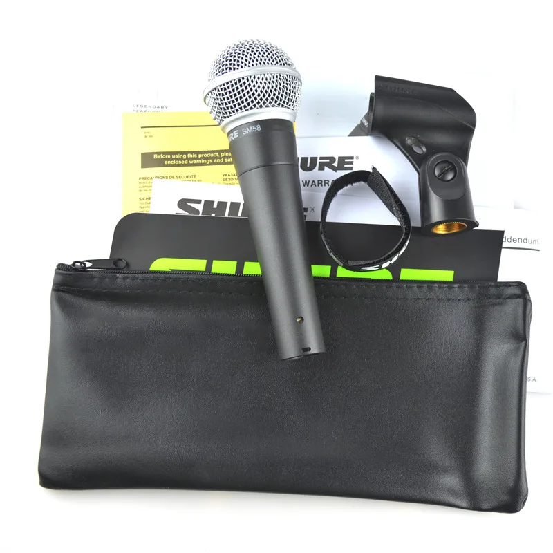 Microphone for SHURE SM58S Top Quality Vocal Dynamic SM58-LC SM 58 SM58 Microfone Professional Karaoke KTV Stage Show | Электроника