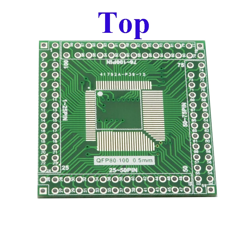 0,5 мм QFP100-80 к адаптеру DIP100 IC гнездо QFP тестовая плата для экспериментов pcb
0,5 мм QFP100-80 к адаптеру DIP100 IC гнездо QFP тестовая плата для экспериментов pcb