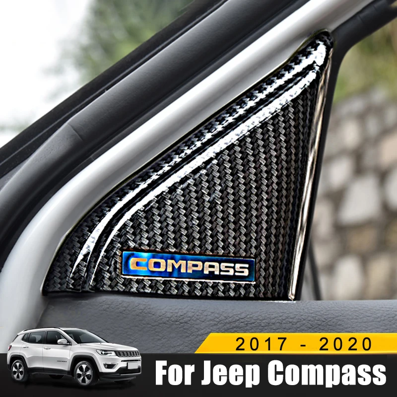 Для Jeep Compass 2017 2018 2019 2020 интерьер стойка оконная динамик треугольная крышка отделка украшение ободок