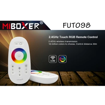 Miboxer FUT098 2.4GHz 4-Zone Touch RGB Remote Control Wireless RF Remote Controller for MiLight LED Bulb Strip Light
Miboxer FUT098 2.4GHz 4-Zone Touch RGB Remote Control Wireless RF Remote Controller for MiLight LED Bulb Strip Light