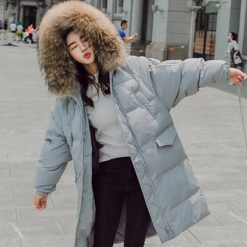 Women parka winter 2019 new winter down jacket padded jacket in the long coats large fur collar hooded Jackets Female 3XL gray
Women parka winter 2019 new winter down jacket padded jacket in the long coats large fur collar hooded Jackets Female 3XL gray