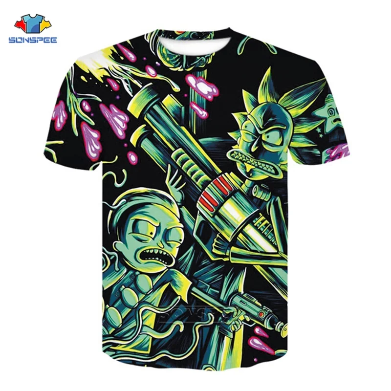 SONSPEE Brand Fashion Hip Hop Clothing Rick And Morty T Shirt Women Casual Short Sleeve T-Shirts Summer Men Anime Tee Shirts Top 
SONSPEE Brand Fashion Hip Hop Clothing Rick And Morty T Shirt Women Casual Short Sleeve T-Shirts Summer Men Anime Tee Shirts Top