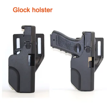Tactical Gun holster for Glock 17 18 19 23 Airsoft Pistol Holster Auto Fast Loaded Quick Release Gun Case Hunting Accessories
Tactical Gun holster for Glock 17 18 19 23 Airsoft Pistol Holster Auto Fast Loaded Quick Release Gun Case Hunting Accessories