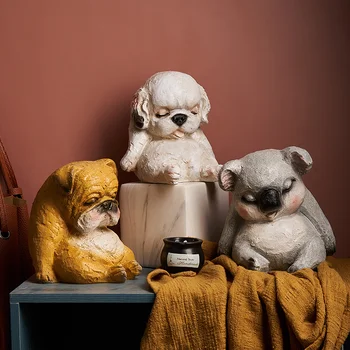 simulation animal Figurine Decorative Resin statue Crafts home decorations accessories Creative piggy bank gift dog sculpture
simulation animal Figurine Decorative Resin statue Crafts home decorations accessories Creative piggy bank gift dog sculpture