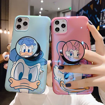 Cute Cartoon Donald Duck Daisy Couple blu-ray soft silicon cover for iphone 11 11Pro max Xr Xs Max X 7 8 Plus With support case
Cute Cartoon Donald Duck Daisy Couple blu-ray soft silicon cover for iphone 11 11Pro max Xr Xs Max X 7 8 Plus With support case