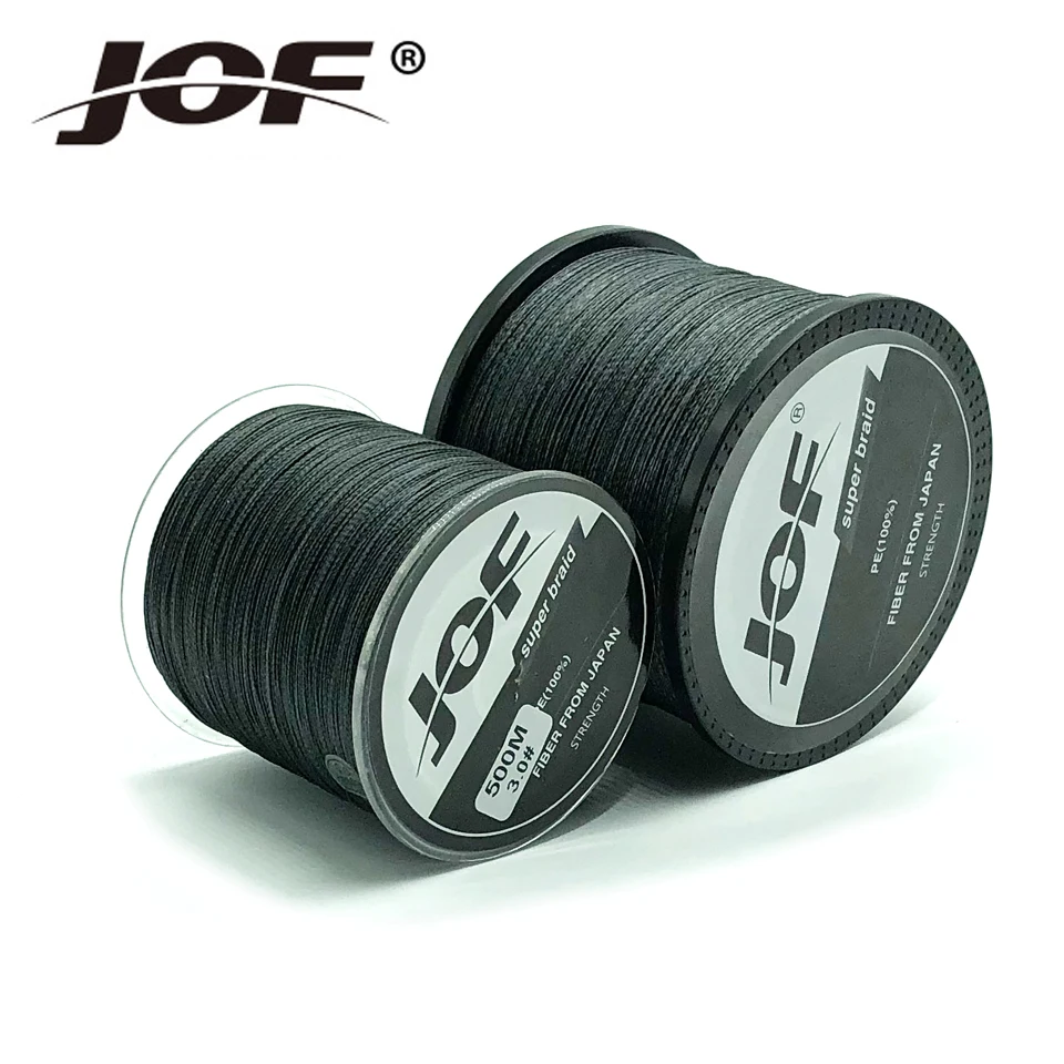 Jof Super Strong PE Braided Wire Black Multicolor 300m 500m 1000m 4 Strands Fishing Line 18-80LB Weaves Rope Carp Bass Catfish
Jof Super Strong PE Braided Wire Black Multicolor 300m 500m 1000m 4 Strands Fishing Line 18-80LB Weaves Rope Carp Bass Catfish