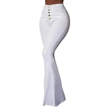 Spring New Solid Color Bell-Bottom Pants Ladies Casual Long Elegant Pants Fashion High Waist Slim Pants
Spring New Solid Color Bell-Bottom Pants Ladies Casual Long Elegant Pants Fashion High Waist Slim Pants