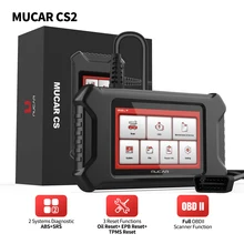 MUCAR CS2 Car Scanner OBD2 Scanner ABS SRS Check Engine Car Code Reader Diagnostic Scanner Oil EPB TPMS Reset OBD2 Scan Tool
MUCAR CS2 Car Scanner OBD2 Scanner ABS SRS Check Engine Car Code Reader Diagnostic Scanner Oil EPB TPMS Reset OBD2 Scan Tool