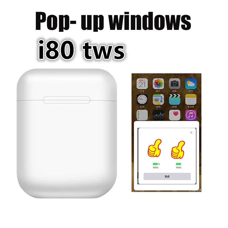 Original i80 TWS 5.0 Wireless Blutooth Earphone Mini Touch Earbuds Stereo Headset Binaural Call Headphones PK i50 i10 i12 i20
Original i80 TWS 5.0 Wireless Blutooth Earphone Mini Touch Earbuds Stereo Headset Binaural Call Headphones PK i50 i10 i12 i20