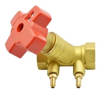 DN32 Central air-conditioning heating pipes Static balancing valve with digital Flow control valve