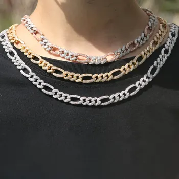 10MM Hip hop new design Figaro necklace for men and women 
10MM Hip hop new design Figaro necklace for men and women