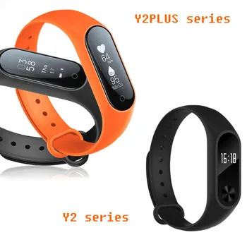 

New Y2 / Y2Plus Y2 Plus Smart Wristband Bluetooth Heart Rate Blood Pressure Oxygen Fitness Tracker Smart Bracelet Wrist Band