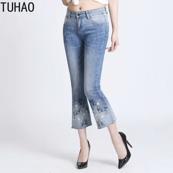 TUHAO 2020 Spring and summer stretch embroidered flower jeans plus size 7XL 6XL 5XL office lady woman jeans trousers WM28
TUHAO 2020 Spring and summer stretch embroidered flower jeans plus size 7XL 6XL 5XL office lady woman jeans trousers WM28