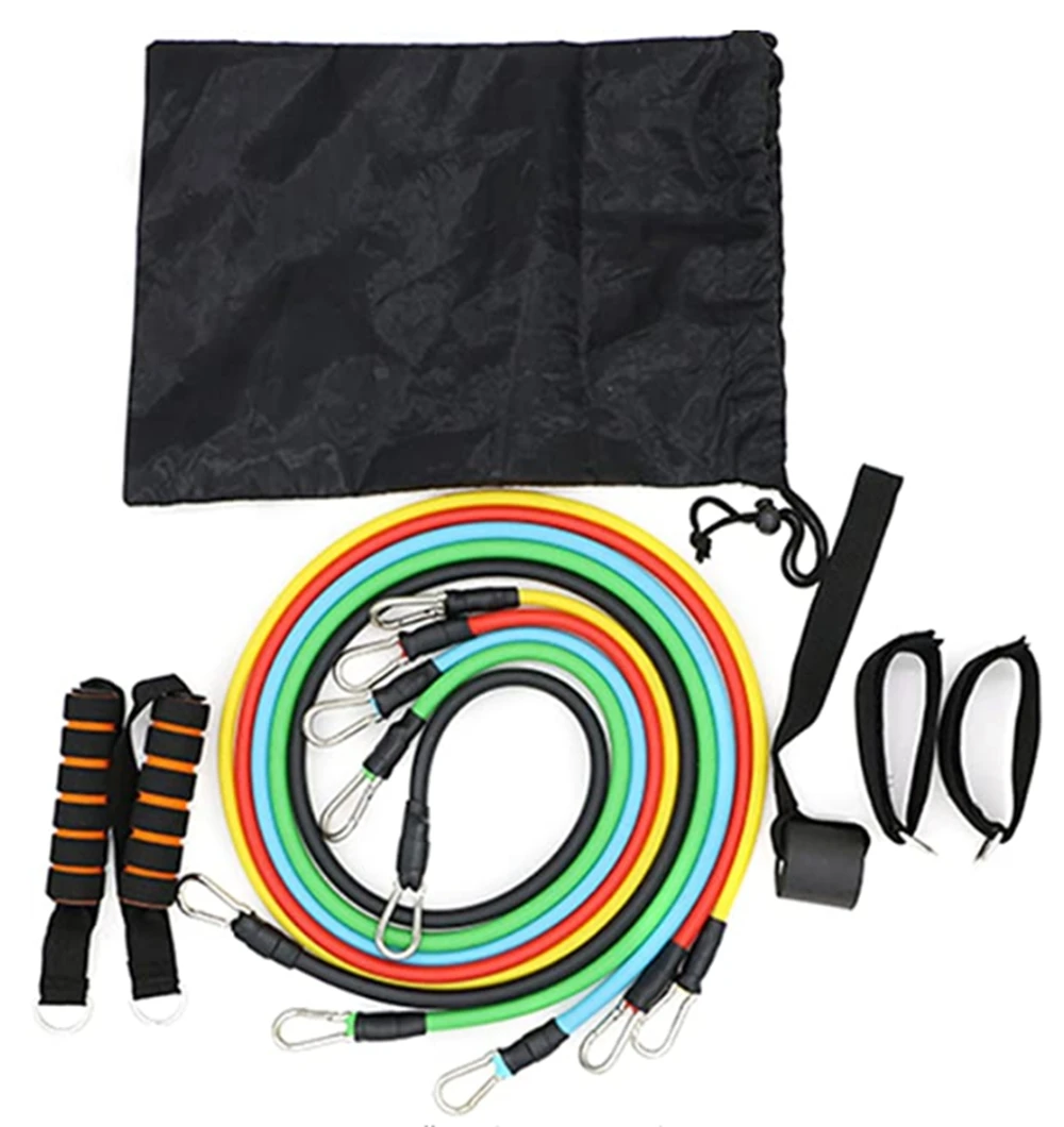 Fitness Insanity Resistance Band Set 5 Stackable Exercise Bands with Waterproof Carrying Case Door Anchor Attachment Legs Ankle
Fitness Insanity Resistance Band Set 5 Stackable Exercise Bands with Waterproof Carrying Case Door Anchor Attachment Legs Ankle