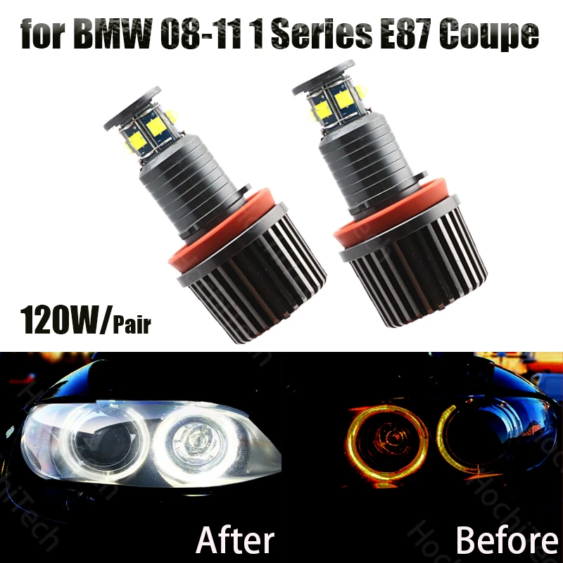 High power canbus 120W 6000K white Led angel eye halo ring led marker for BMW 2008-2012 1 Series E87 Coupe super bright
High power canbus 120W 6000K white Led angel eye halo ring led marker for BMW 2008-2012 1 Series E87 Coupe super bright