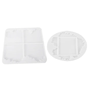 2Pcs Crystal Epoxy Mold DIY Irregular Setting Table Coaster Whole Board Decorative Base Silicone Mold
2Pcs Crystal Epoxy Mold DIY Irregular Setting Table Coaster Whole Board Decorative Base Silicone Mold