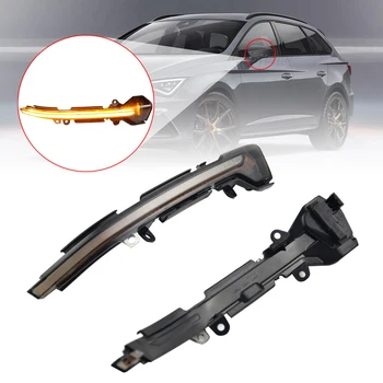 LED Dynamic Turn Signal Blinker Mirror Indicator Light For Seat Leon III Mk3 5F 2013-2018 Ibiza KJ Mk5 V Arona 2017-2018
LED Dynamic Turn Signal Blinker Mirror Indicator Light For Seat Leon III Mk3 5F 2013-2018 Ibiza KJ Mk5 V Arona 2017-2018