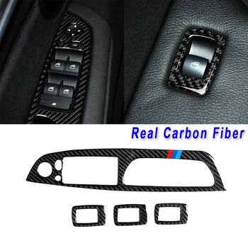 4pcs Car Window Switch Button Cover Trim Black Carbon Fiber High Quality Auto Windows Control Panel Trims For BMW X5 E70 X6 E71
4pcs Car Window Switch Button Cover Trim Black Carbon Fiber High Quality Auto Windows Control Panel Trims For BMW X5 E70 X6 E71