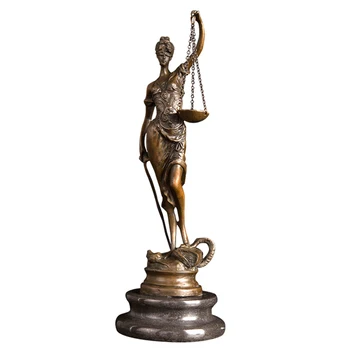 Lady Justice Statue Bronze Greek Goddess Themis Justitia Sculpture Figurine Estatua justica Statuette Art Decor 
Lady Justice Statue Bronze Greek Goddess Themis Justitia Sculpture Figurine Estatua justica Statuette Art Decor
