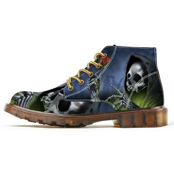 2019 New Style Men's Fashion Boots Unique Print Design Custom Shoes for Male Plus Size Ankle Boots Motorcycle Combat Boots Skull
2019 New Style Men's Fashion Boots Unique Print Design Custom Shoes for Male Plus Size Ankle Boots Motorcycle Combat Boots Skull