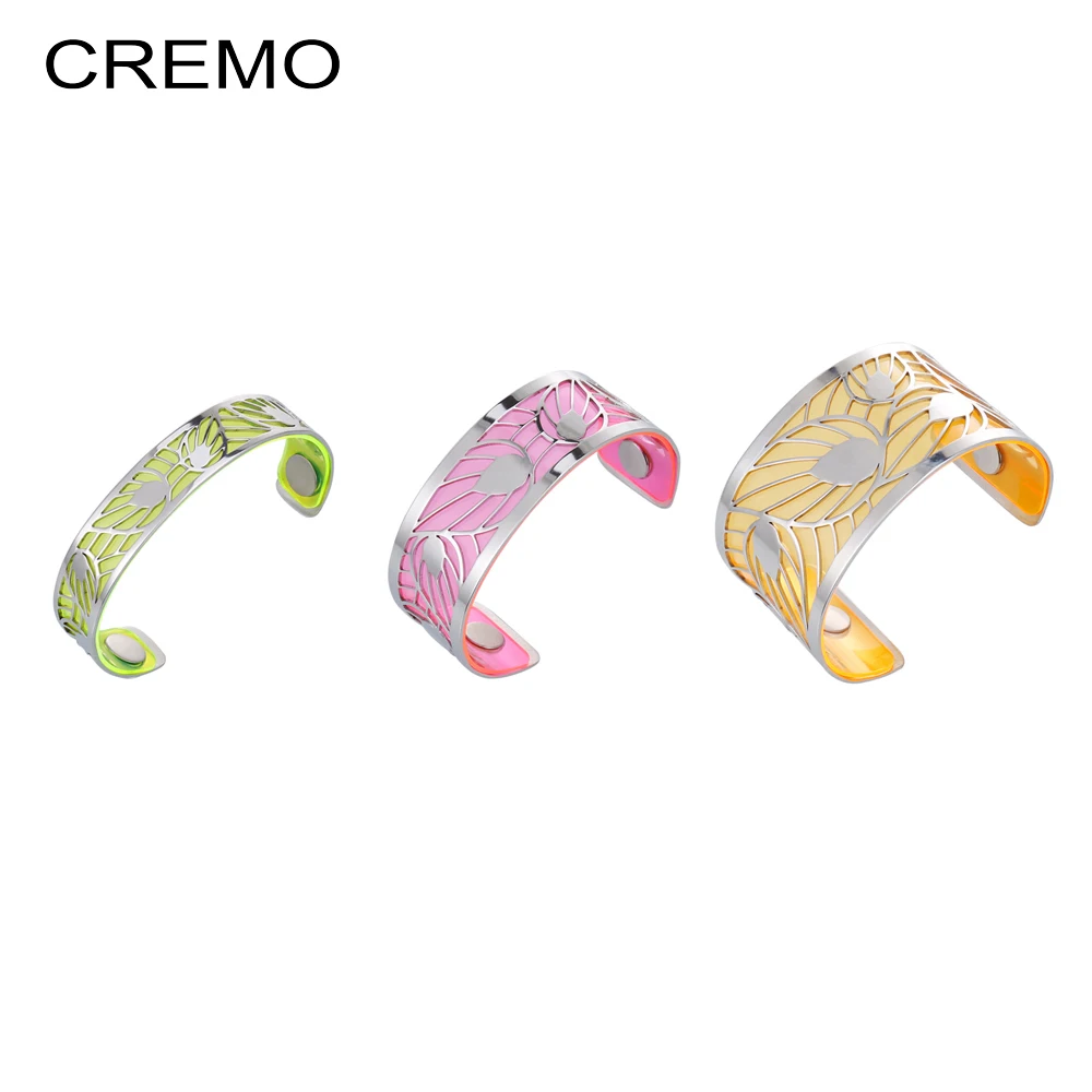 Красивые браслеты для влюбленных Cremo из нержавеющей стали летние очаровательные