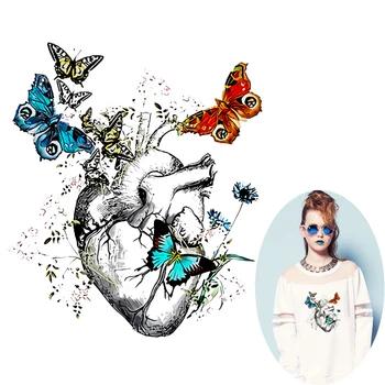 Flower Heart Iron On Transfer Patches For Clothing Stickers DIY SkullThermal Heat Transfer On Jacket Applique Accessory Decor
Flower Heart Iron On Transfer Patches For Clothing Stickers DIY SkullThermal Heat Transfer On Jacket Applique Accessory Decor