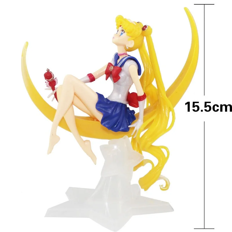 Kawaii Anime Sailor Moon PVC Action Figure Collection Model Toy Figure Cake Decoration Girl Birthday Gift Dessert Decoration
Kawaii Anime Sailor Moon PVC Action Figure Collection Model Toy Figure Cake Decoration Girl Birthday Gift Dessert Decoration
