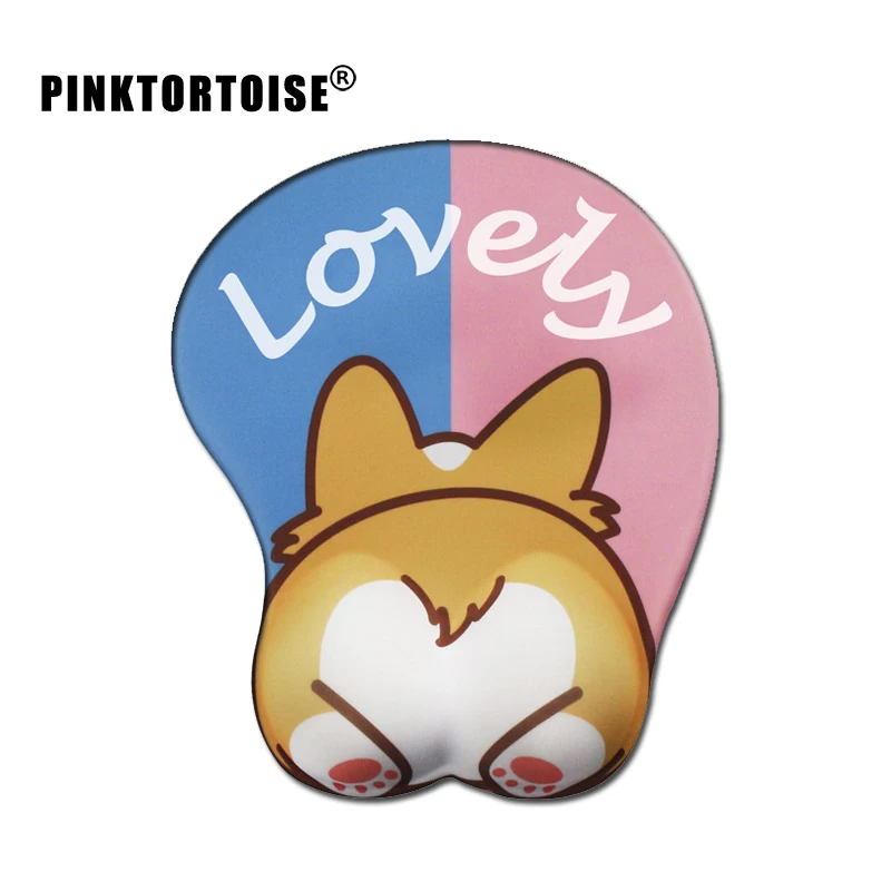 PINKTORTOISE Anime Corgi Dog 3D Mouse Pad Ergonomic Soft Silicon Gel Gaming Mousepad with Wrist Support Mouse Pad cute Mat playm
PINKTORTOISE Anime Corgi Dog 3D Mouse Pad Ergonomic Soft Silicon Gel Gaming Mousepad with Wrist Support Mouse Pad cute Mat playm