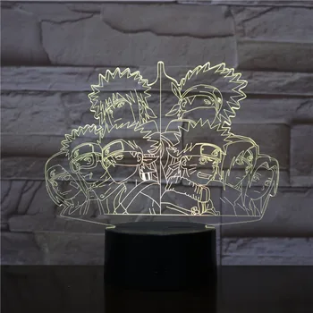 3D-2682 Naruto Family LED Acrylic Night Light with 7 /16 Colors Touch Remote Control Illusion Change Home Decoration Lights
3D-2682 Naruto Family LED Acrylic Night Light with 7 /16 Colors Touch Remote Control Illusion Change Home Decoration Lights