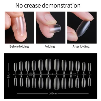 Folding Traceless Fake Nail Patch Ultra-thin Extension Fake Nail Patch Transparent 240 Pieces Per Box Nail False
Folding Traceless Fake Nail Patch Ultra-thin Extension Fake Nail Patch Transparent 240 Pieces Per Box Nail False