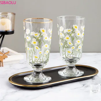 Phnom Penh Daisy Goblet Flower Tulip Glass Ins Net Red Short Red Wine Cup Glass Cups Water Glass Cup Wine Glasses
Phnom Penh Daisy Goblet Flower Tulip Glass Ins Net Red Short Red Wine Cup Glass Cups Water Glass Cup Wine Glasses