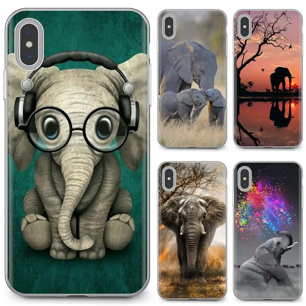 Тонкий силиконовый мягкий ТПУ чехол для телефона Totem Elephant Aztec Sony Xperia XA Z Z1 Z2 Z3 Z5 XZ1 XZ2