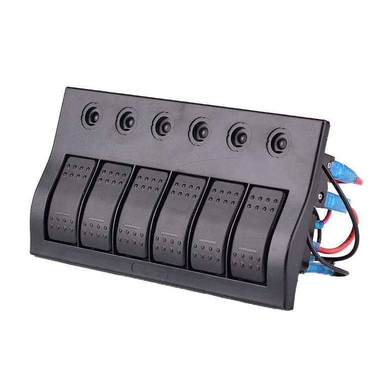 Yacht Cockpit Control Panel Switch Yacht Refit Accessories Ship Switch Breadboard 6 Group Plastic Panel
Yacht Cockpit Control Panel Switch Yacht Refit Accessories Ship Switch Breadboard 6 Group Plastic Panel