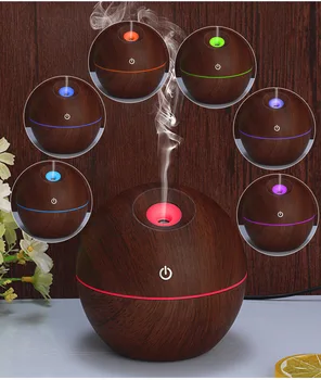 Mini Air Humidifier USB Ultrasonic Aroma Diffuser Wood Grain 7 LED Light Electric Essential Oil Diffuser For Home Aromatherapy
Mini Air Humidifier USB Ultrasonic Aroma Diffuser Wood Grain 7 LED Light Electric Essential Oil Diffuser For Home Aromatherapy