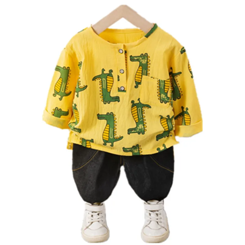 New Spring Autumn Baby Boy Girls Clothes Children Cotton Cartoon T Shirt Pants 2Pcs/sets Toddler Fashion Costume Kids Tracksuits
New Spring Autumn Baby Boy Girls Clothes Children Cotton Cartoon T Shirt Pants 2Pcs/sets Toddler Fashion Costume Kids Tracksuits