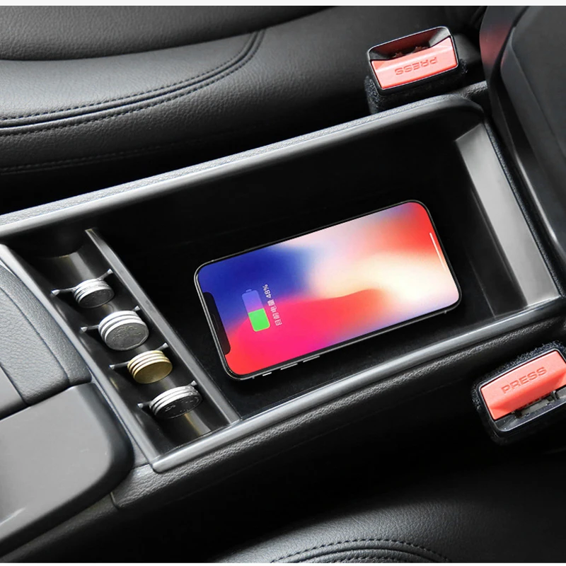 Mobile phone wireless charging Central Armrest storage box for BMW 520 525 528 530 G30 G31 2017-2018 F30 F31 F20 F21 X3 X4 LHD
Mobile phone wireless charging Central Armrest storage box for BMW 520 525 528 530 G30 G31 2017-2018 F30 F31 F20 F21 X3 X4 LHD
