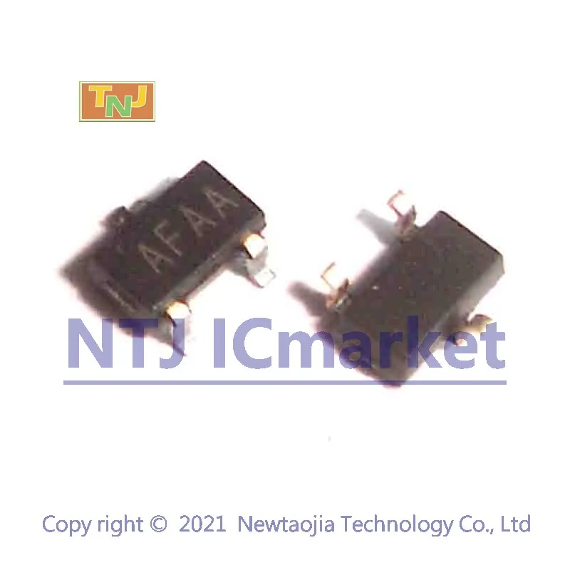 100 PCS MAX809REUR SOT-23 AFAA MAX809R MAX809 Microprocessor Reset Circuits | Электронные компоненты и