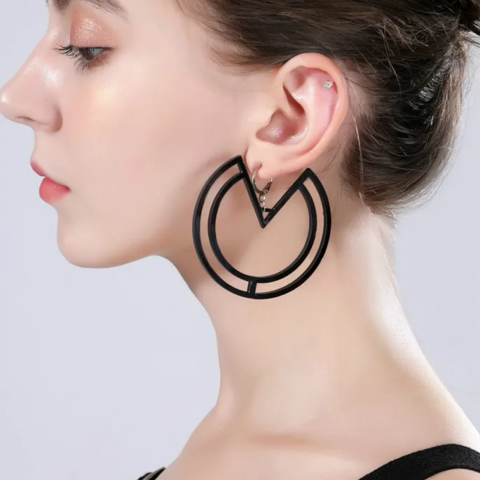 2019 New Fashion Simple Acrylic Round Ring Long Earrings for Women Hyperbole Geometric Creative Punk Earrings Pendientes Mujer
2019 New Fashion Simple Acrylic Round Ring Long Earrings for Women Hyperbole Geometric Creative Punk Earrings Pendientes Mujer