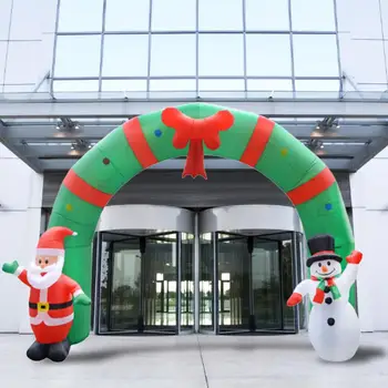 Giant Arch Santa Claus Snowman Christmas Inflatable Shop Door Home Door Decoration Very Large Ornaments 2.5x2.1m Party Props 
Giant Arch Santa Claus Snowman Christmas Inflatable Shop Door Home Door Decoration Very Large Ornaments 2.5x2.1m Party Props