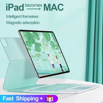 For iPad Pro 11 Case 2020 for iPad Pro 12.9 2020 2018 Air 4 10.9 Magnetic Slim Cover With Bluetooth Touchpad Keyboard Mouse Case
For iPad Pro 11 Case 2020 for iPad Pro 12.9 2020 2018 Air 4 10.9 Magnetic Slim Cover With Bluetooth Touchpad Keyboard Mouse Case
