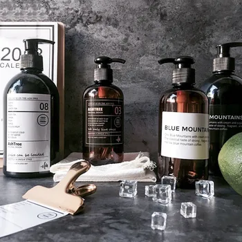 New 250ml/500ml Simple Nordic Style Brown Refillable Bottle Shower Gel Shampoo Press Bottle
New 250ml/500ml Simple Nordic Style Brown Refillable Bottle Shower Gel Shampoo Press Bottle