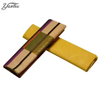 YANTEX Veritable Wax Block Prints Fabric Ankara Ghana Kente Cloth 2 Yards Mix Embossing African Ankara Fabrics Plain Dye 2 Yards
YANTEX Veritable Wax Block Prints Fabric Ankara Ghana Kente Cloth 2 Yards Mix Embossing African Ankara Fabrics Plain Dye 2 Yards
