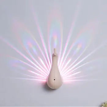 3D LED Lamp Colorful LED Night Light Home Decor Novelty Peacock Design Projection Lamp Remote Control Night Wall Light
3D LED Lamp Colorful LED Night Light Home Decor Novelty Peacock Design Projection Lamp Remote Control Night Wall Light