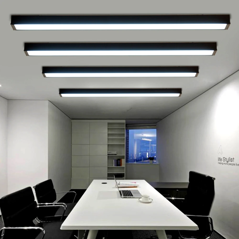 LED Long Bar Modern Simple Commercial Lighting Ceiling Lamp Office Rectangular Suspender Lamps Square Fluorescent Lamp Suspender
LED Long Bar Modern Simple Commercial Lighting Ceiling Lamp Office Rectangular Suspender Lamps Square Fluorescent Lamp Suspender