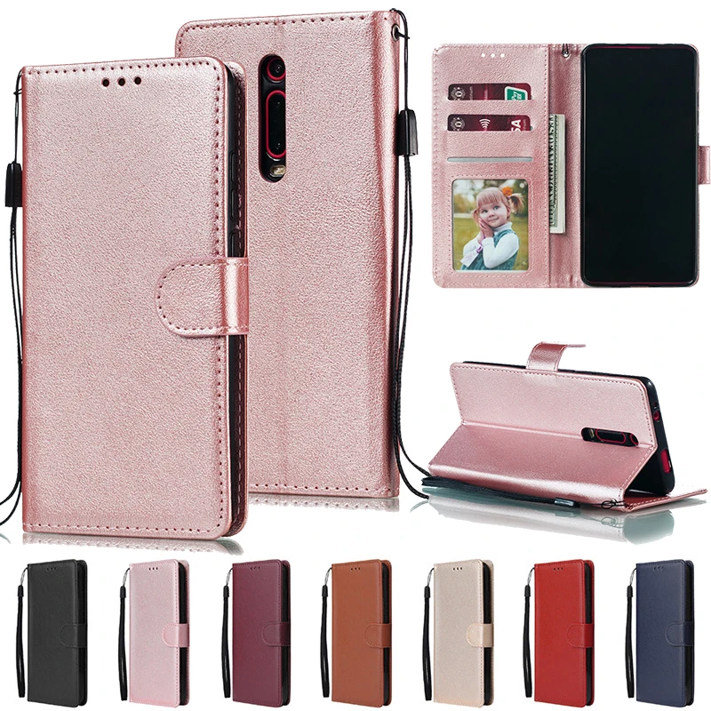 

Redmi Note 7 8T 6 Pro 7A 6A 5A 5 Plus K20 Pro Flip Wallet Leather Case For Xiaomi Mi A1 A3 9T Pocophone F1 CC9 Cards Wallet Case