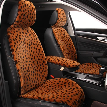 Plush Fur Car Seat Cover Protector Leopard Front Seat Backrest Cushion Pad Mat Auto Front Interior Styling Truck SUV or Van
Plush Fur Car Seat Cover Protector Leopard Front Seat Backrest Cushion Pad Mat Auto Front Interior Styling Truck SUV or Van