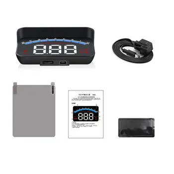 Smart 3.5Inch M6S head-up display car universal high-definition speed projector HUD car display Rich display content
Smart 3.5Inch M6S head-up display car universal high-definition speed projector HUD car display Rich display content