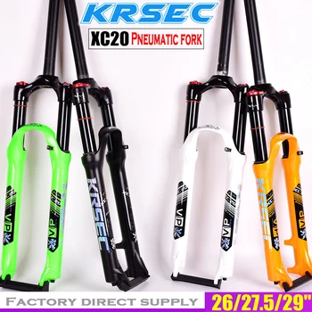 KRSEC bicycle fork 26/27.5/29er mountain bikes Oil and gas fork Suspension MTB Fork Manual Contorl Alloy fork Disc Brake 9mmQR
KRSEC bicycle fork 26/27.5/29er mountain bikes Oil and gas fork Suspension MTB Fork Manual Contorl Alloy fork Disc Brake 9mmQR