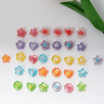 Little star round girl glitter color resin patch DIY handmade hairpin jewelry earrings nail accessories materials
Little star round girl glitter color resin patch DIY handmade hairpin jewelry earrings nail accessories materials