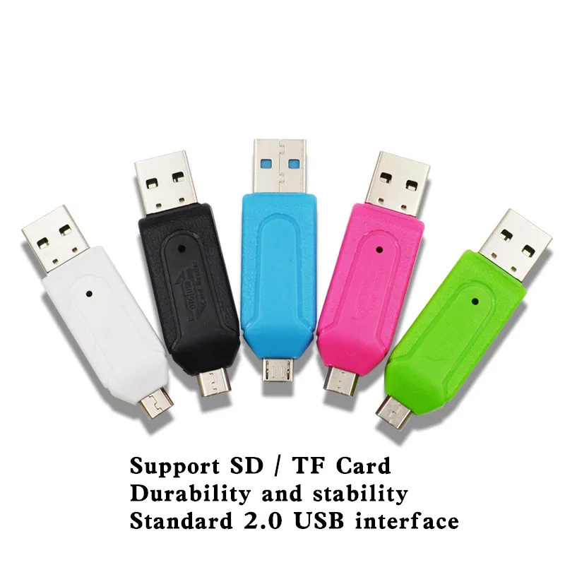 Usb2.0otg two in one card reader mobile computer dual purpose card reader SD card tfcard high speed 2.0
Usb2.0otg two in one card reader mobile computer dual purpose card reader SD card tfcard high speed 2.0